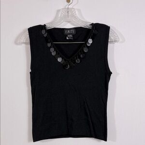 Finity Y2k vibes glam top size small
